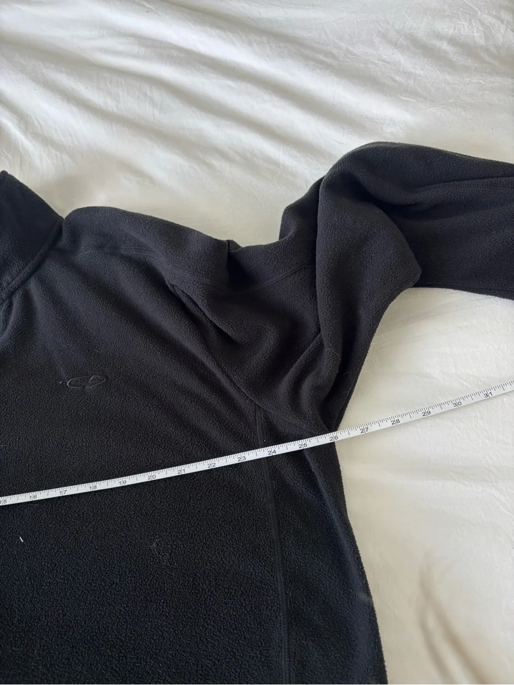 Champion Black Quarter Zip Fleece Pullover XL